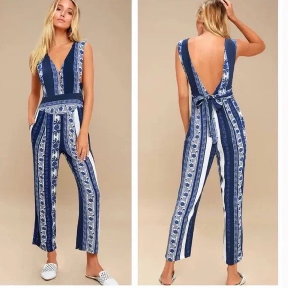 Free People all shook up jumpsuit sz 4 - Picture 9 of 9